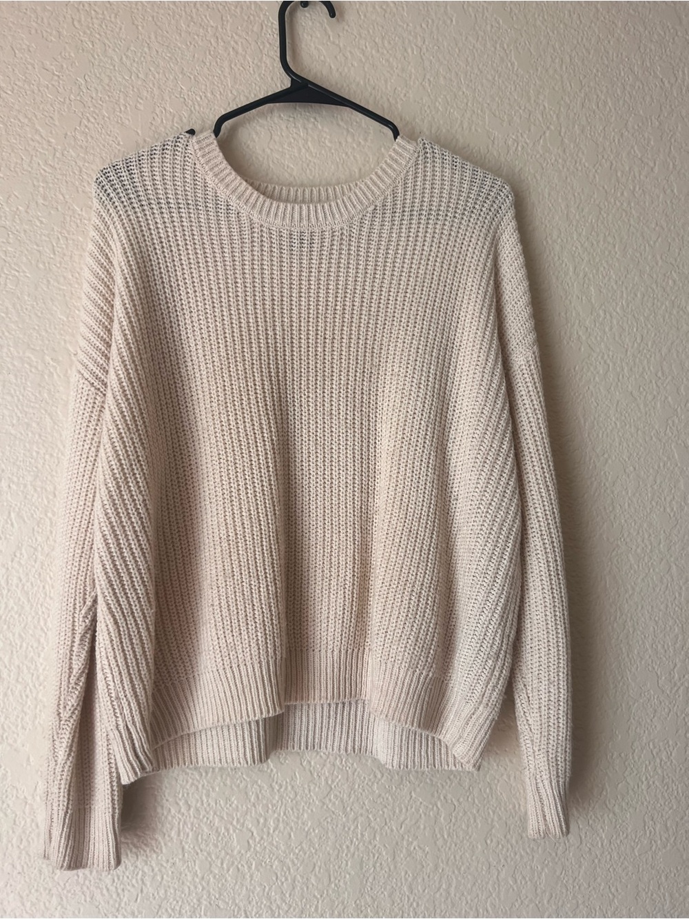 Forever 21 Women's Crewneck Sweater in Cream